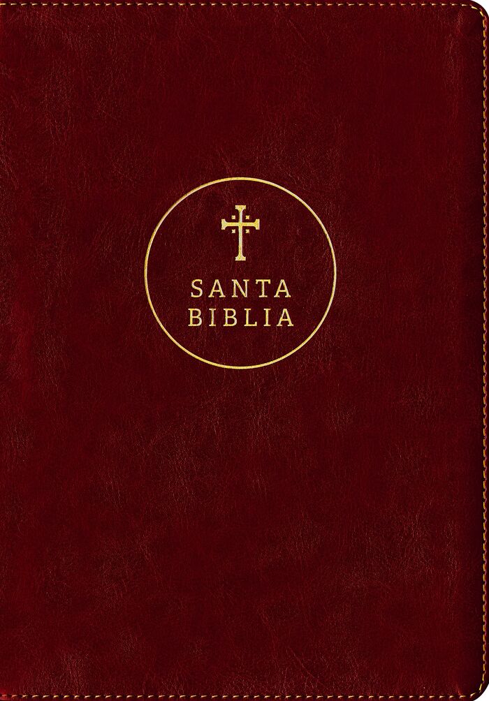 Biblia RVR60 Letra grande ultrafina edición referencias Rojo
