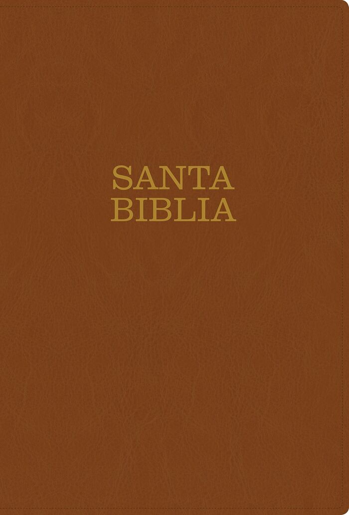 Biblia NTV Letra súper gigante i/piel café