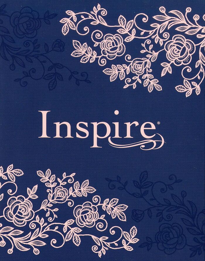 Inspire Bible NLT (Hardcover LeatherLike, Navy