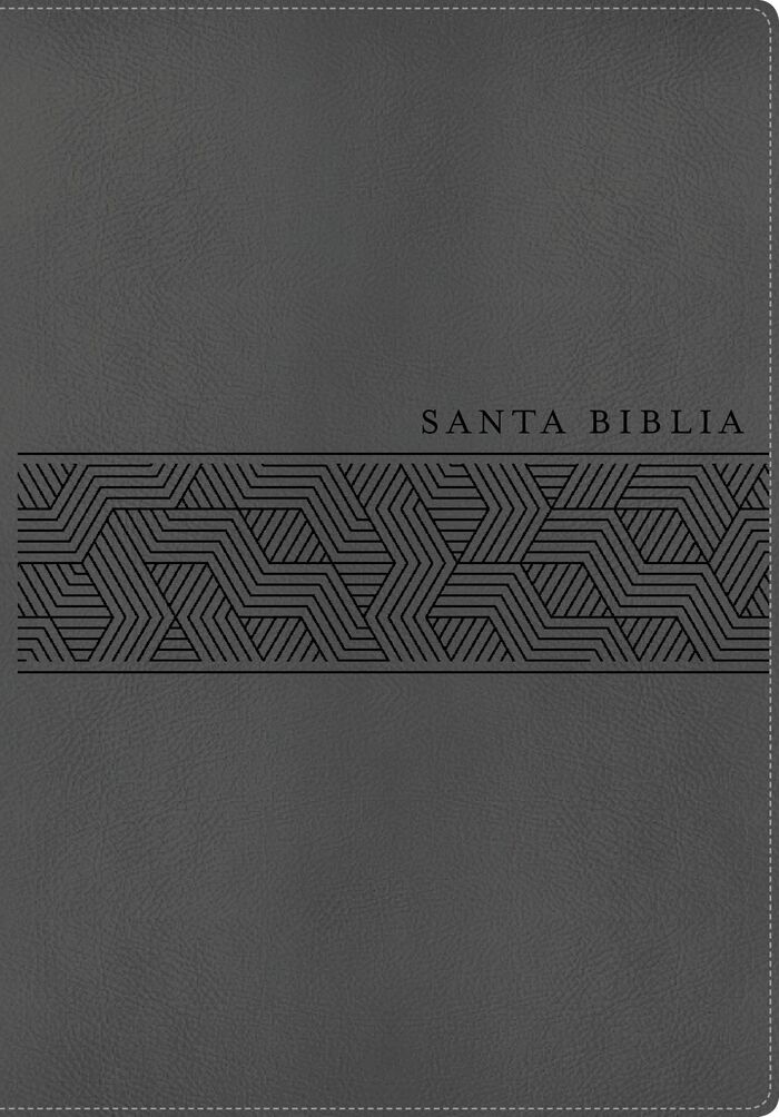 Biblia NTV tamaño manual letra gigante i/piel gris con índice