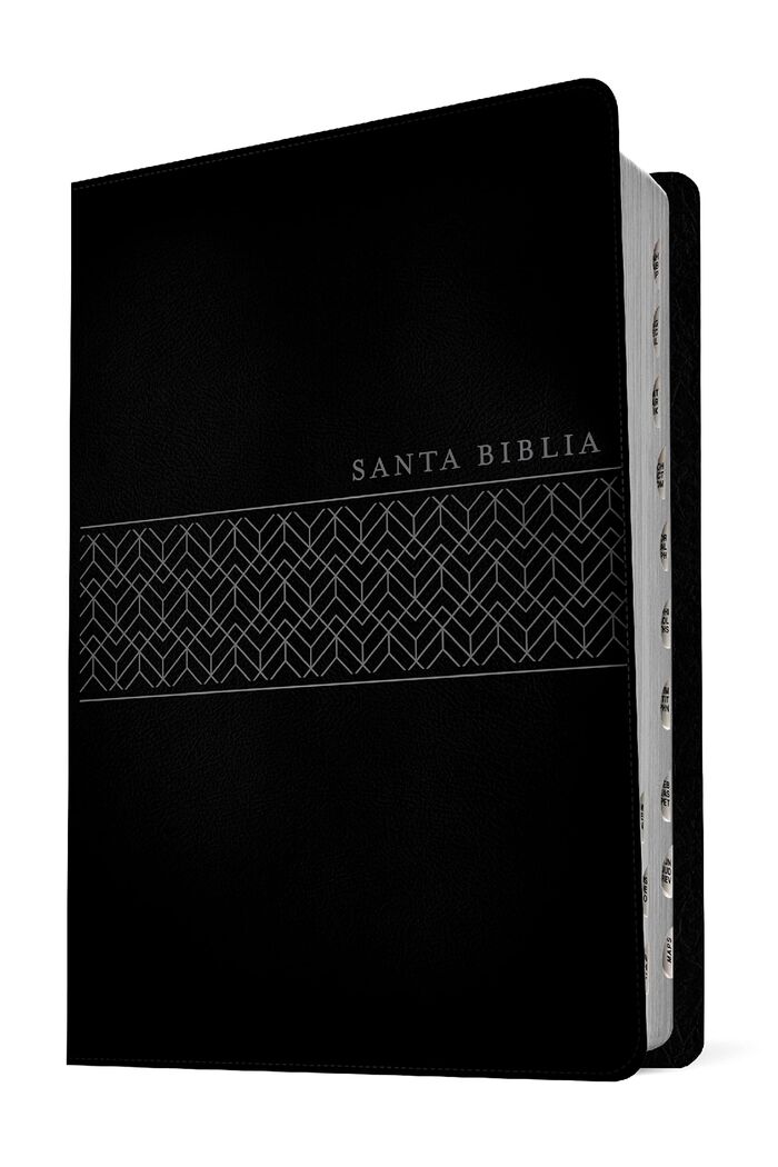 Biblia NTV tamaño manual letra gigante i/piel negro con índice