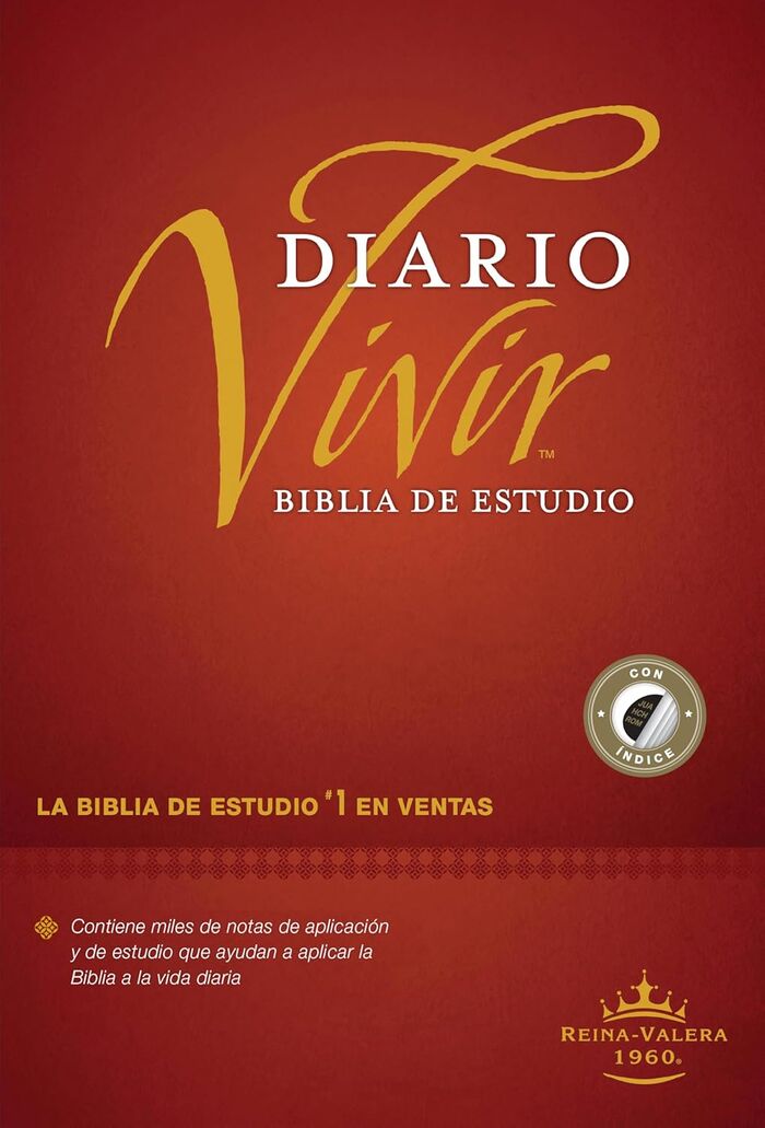 Biblia de estudio del diario vivir RVR60 Tapa dura índice