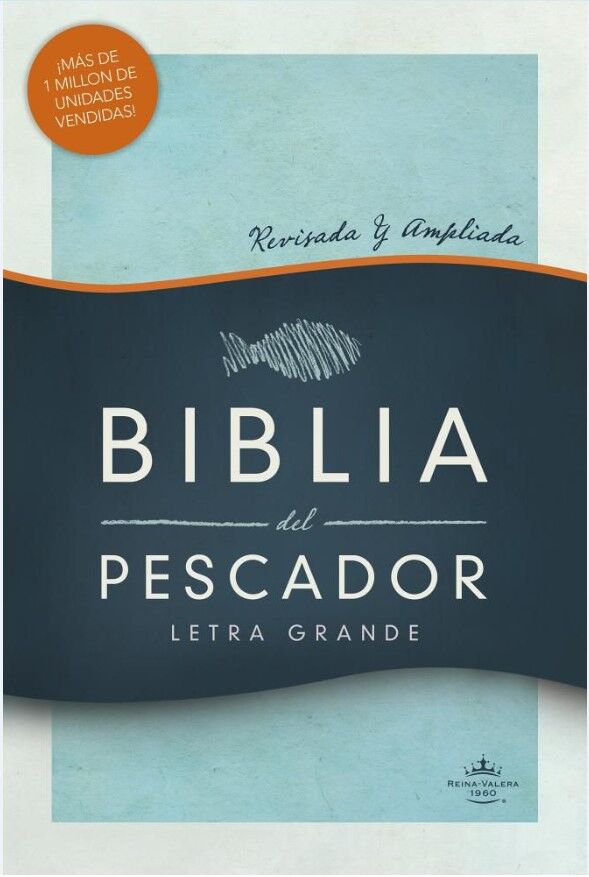 Biblia RVR 1960 del Pescador letra grande, tapa dura