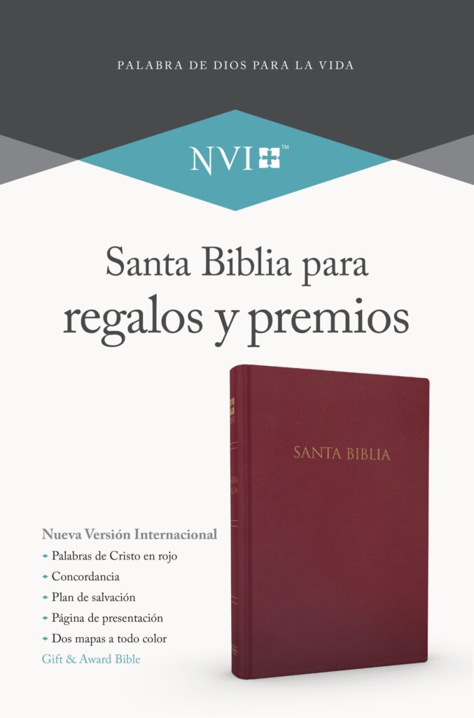 Biblia NVI de regalos y premios burgundy i/piel