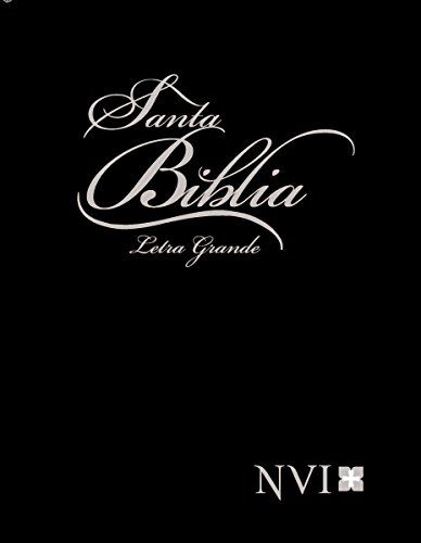 Biblia NVI Letra Grande con concordancia Tapa Rústica Negro