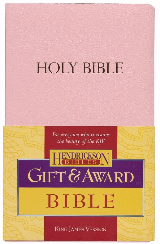 KJV Gift & Award Bible, Imitation leather, Pink (inglés)