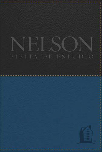 Biblia de estudio Nelson RVR60 Piel Italiana Dos Tonos