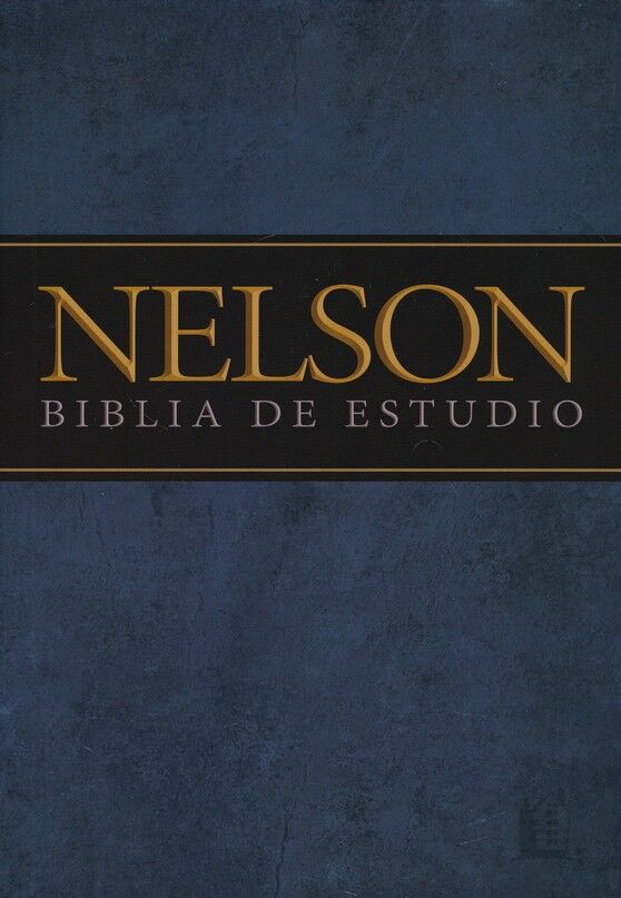 Biblia de estudio Nelson RVR60 Tapa Dura