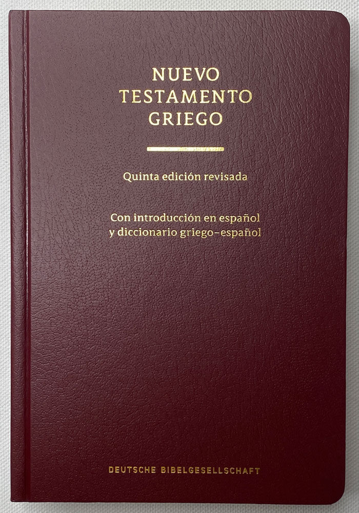 UBS5 Nuevo Testamento Griego con Diccionario Griego-Español