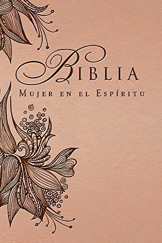 Biblia Mujer en el Espíritu RVR60 Piel italiana Beige Rosado