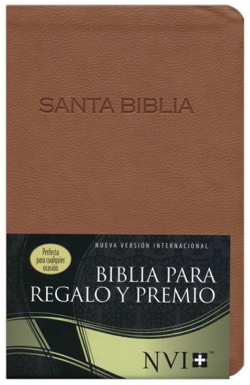 Biblia NVI Regalo y Premio Ultrafina i/piel Café