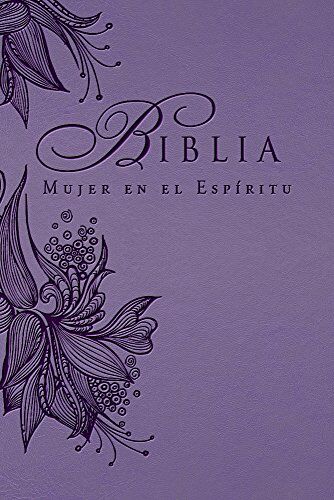 Biblia Mujer en el Espíritu RVR60 Piel italiana Lila