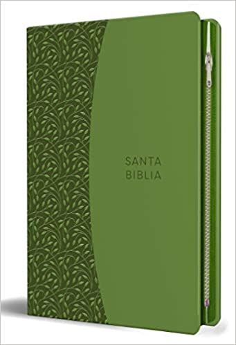 Biblia RVR60 letra grande i/piel verde con cremallera