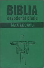 Biblia Devocional Diaria RVR60 i/piel Verde (Max Lucado)