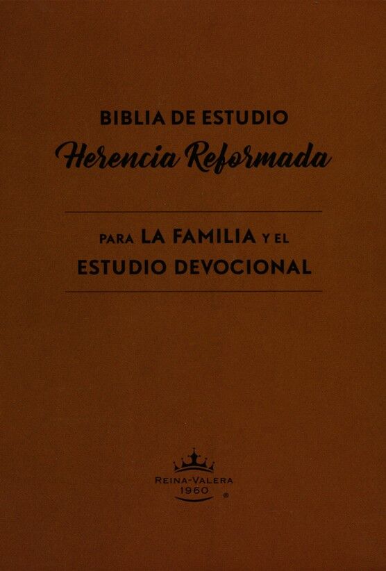 Biblia de estudio RVR60 Herencia Reformada Tapa dura