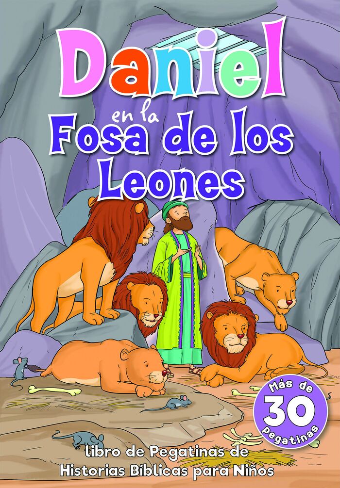 Daniel en la fosa de los leones - libro de pegatinas