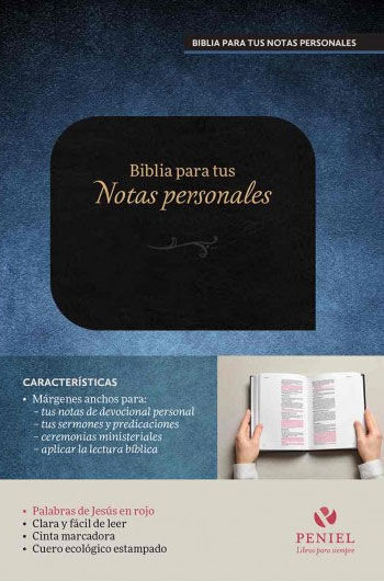 Biblia para tus Notas Personales Nvi, Cuero Italiano