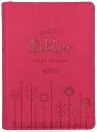 Biblia NVI letra grande compacta fucsia