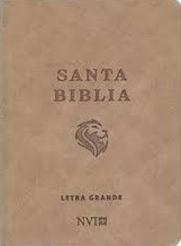 Biblia NVI Tamaño Bolsillo - Cuero Ecologico Marron Claro