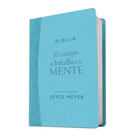 Biblia de estudio RVR60 El campo de BAtalla de la mente i/piel azul