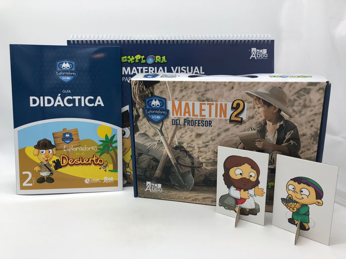 Exploradores - Año 2 - MALETÍN MAESTRO (3 - 5 años) + Ayudas visuales + CD