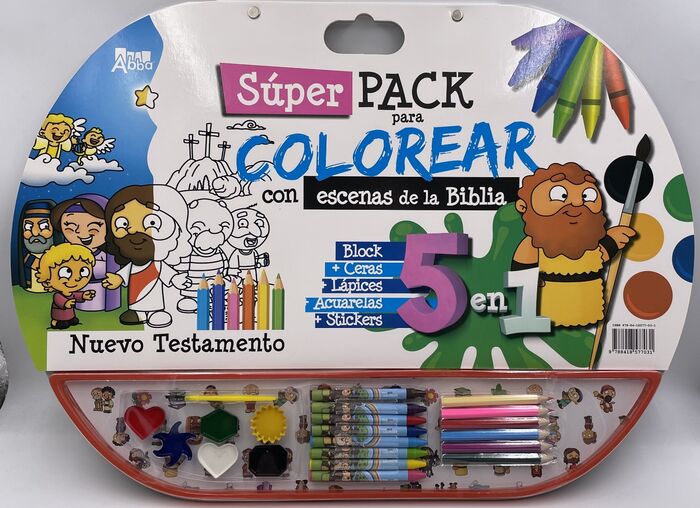 Súper Pack para colorear. Nuevo Testamento