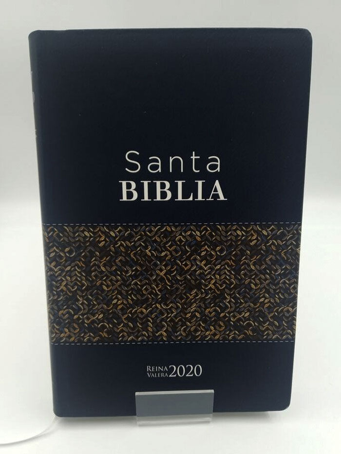 Biblia RVR2020 flex azul oscuro