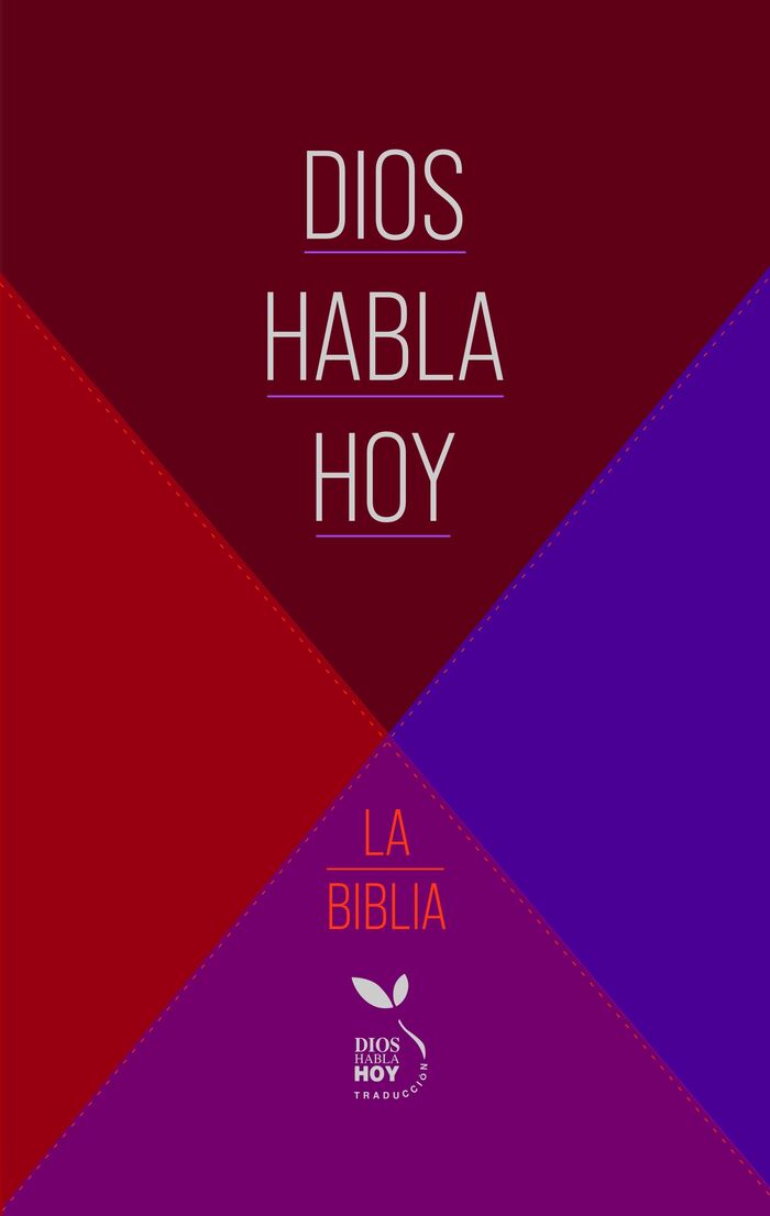 Biblia DHH tamaño Manual Granate/Morado/Rojo tapa flex