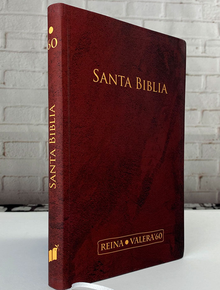Biblia Reina Valera 1960 Ultrafina Marrón rústico Tapa flex Letra cómoda