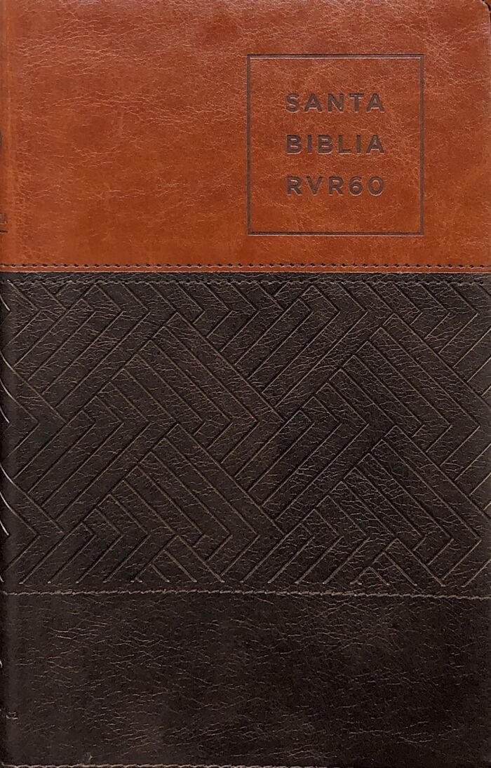 Biblia Ultrafina RVR60 i/piel Café/Café dos tonos