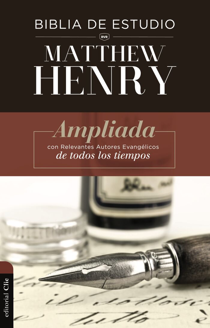 Biblia de Estudio Matthew Henry Tapa Dura