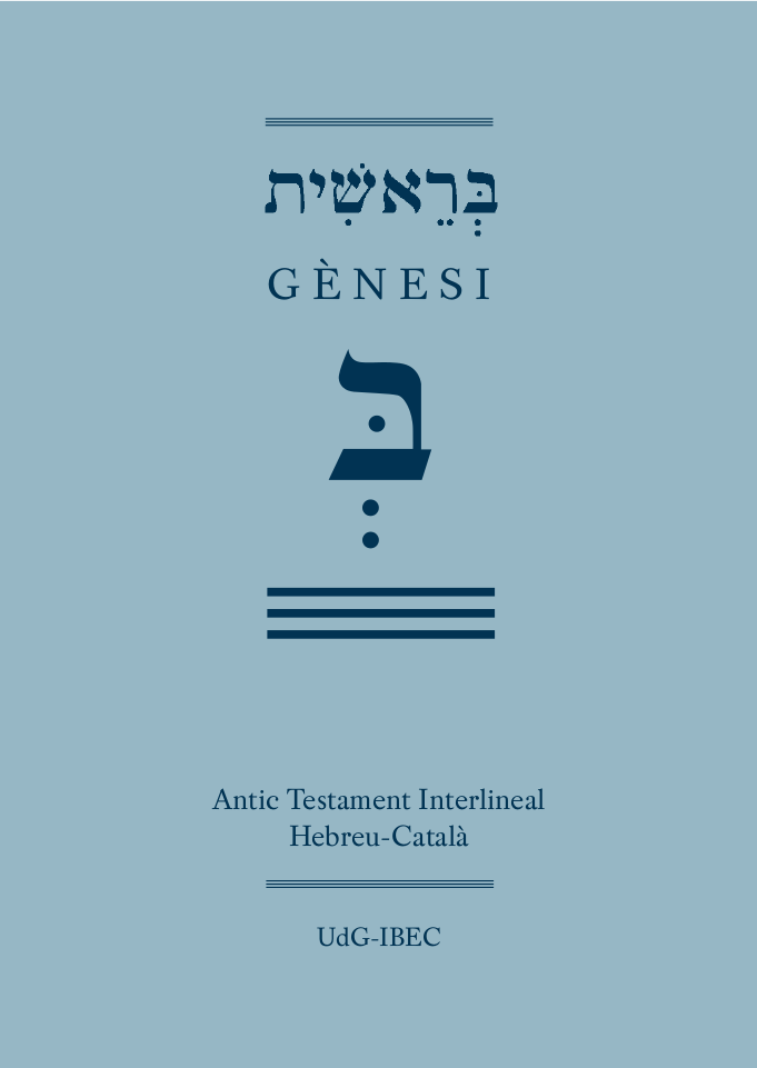 Antic testament Interlineal Hebreu / Català - Gènesi