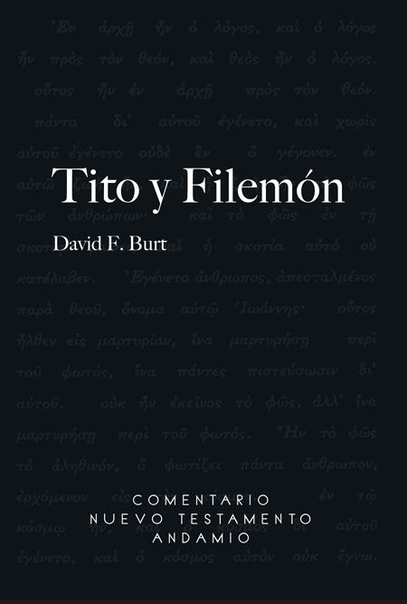 Tito y Filemón. Comentario Nuevo Testamento Andamio