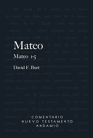 Mateo Tomo I (1-5). Comentario Nuevo Testamento Andamio