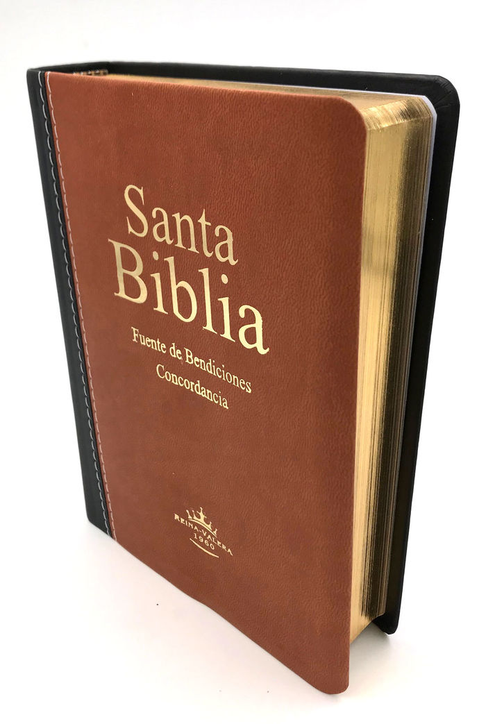 Biblia RVR60 Tamaño Portatil i/piel Negro/Marrón