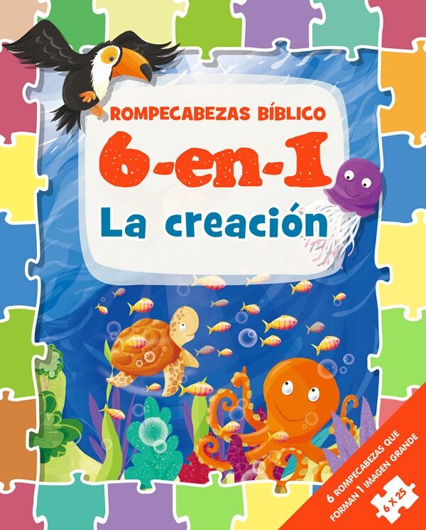 6 EN 1 BIBLIA DE NIÑOS Rompecabezas: LA CREACIÓN (puzzle)