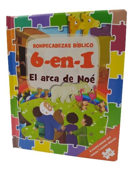 6 EN 1 BIBLIA DE NIÑOS en Rompecabezas: EL ARCA DE NOÉ