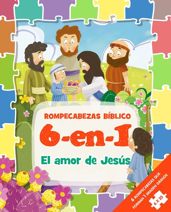 6 EN 1 BIBLIA DE NIÑOS en Rompecabezas: EL AMOR DE JESÚS