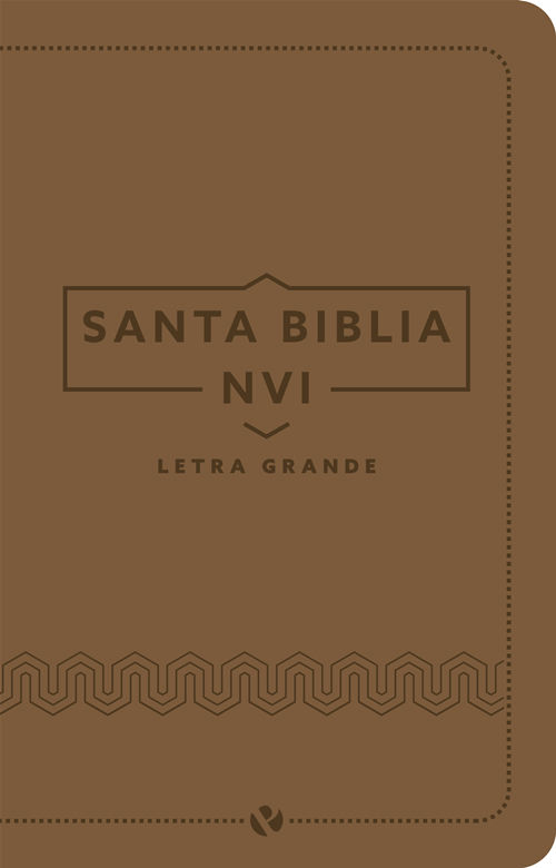 Biblia NVI Letra Grande Tamaño Manual i/piel Marrón