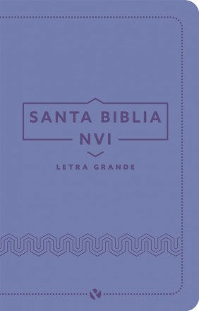 Biblia NVI Letra Grande Tamaño manual i/piel Lila