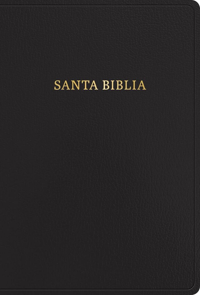 Biblia letra súper gigante, negro, imitación piel: Con referencias. Nueva tipografía 