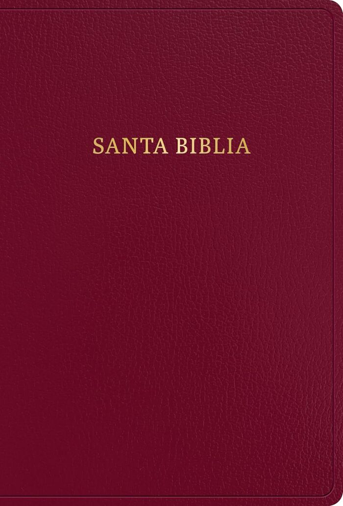Biblia letra súper gigante, borgoña imitación piel con índice  Con referencias. Nueva tipografía