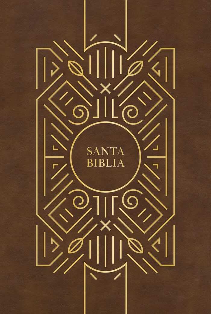 Biblia RVR60 de credos y confesiones, café, tapa dura