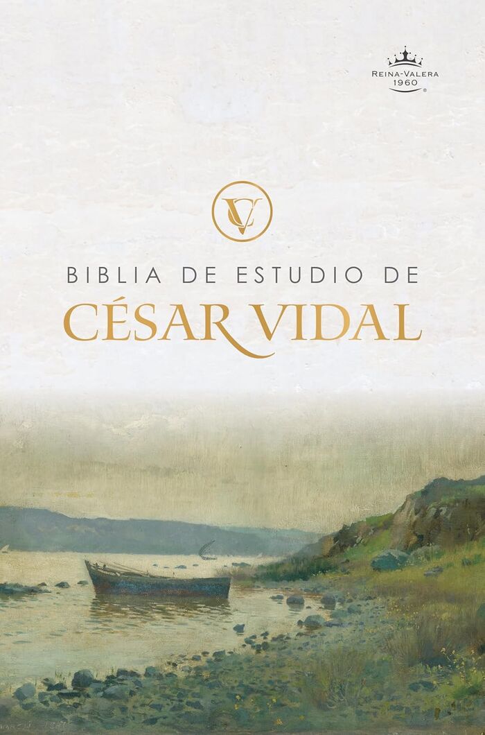 Biblia RVR60 de estudio de César Vidal, tapa dura