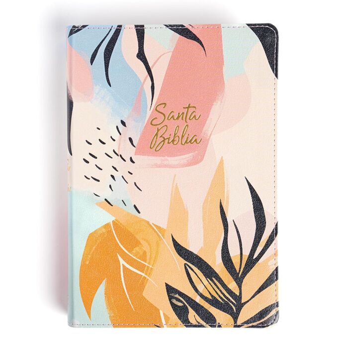 Biblia RVR60 letra grande tamaño manual edición especial, multicolor, símil piel