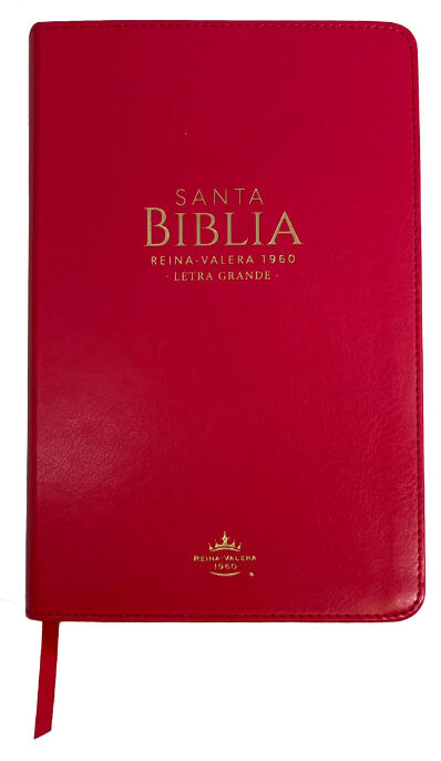 Biblia RVR60 Tamaño Manual Letra Grande i/piel FUCSIA