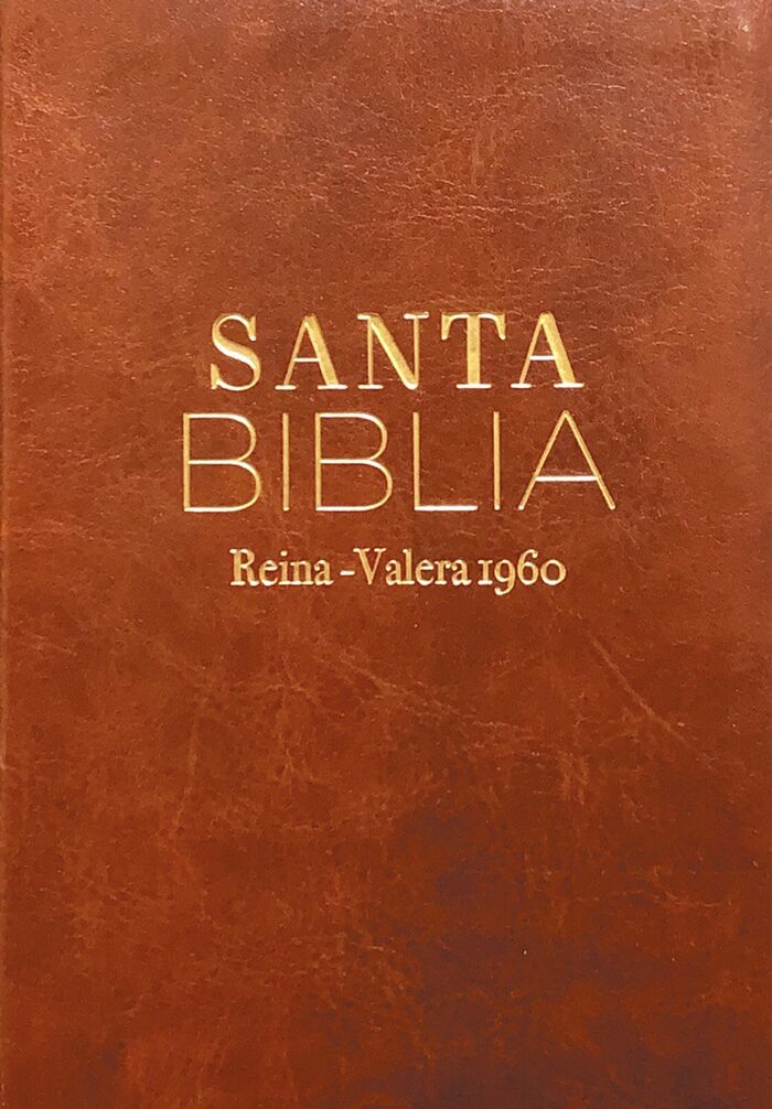 Biblia RVR60 Bolsillo i/piel CAFÉ. Colección Clásica