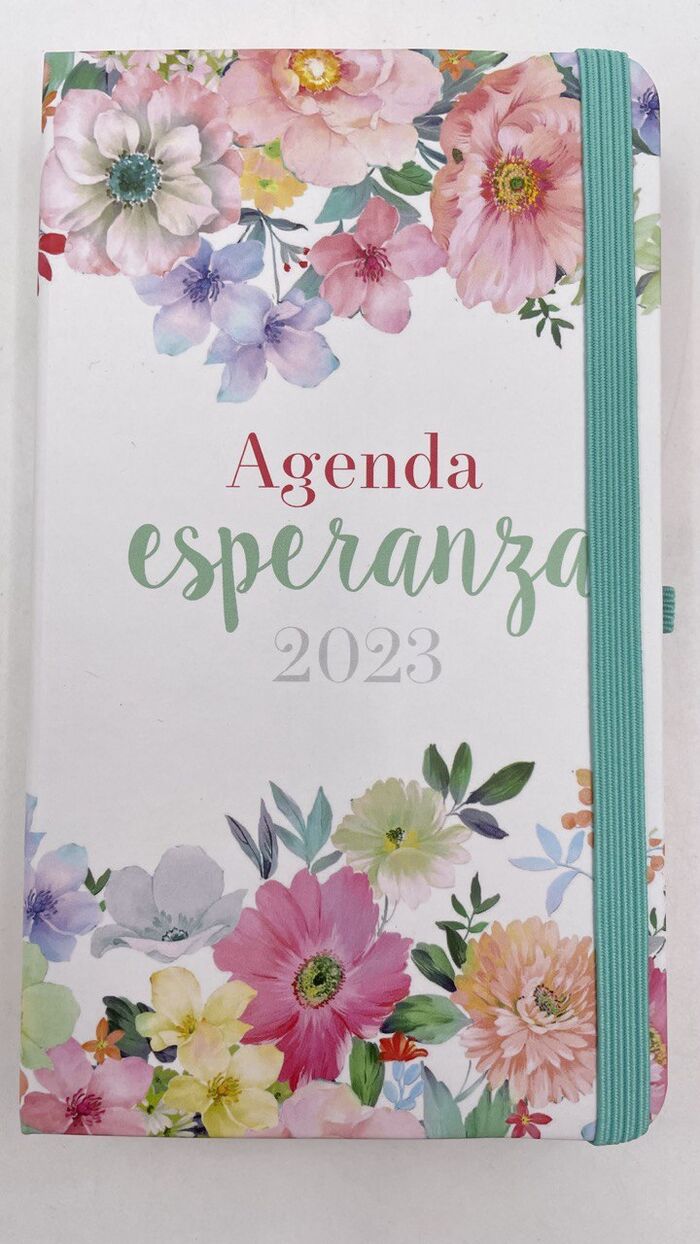Agenda de bolsillo Esperanza 2023. Modelo Floral