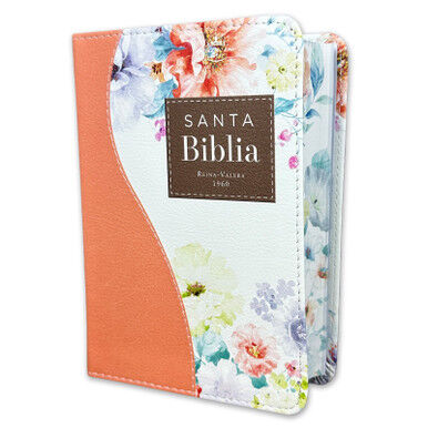 Biblia RVR60 bolsillo i/piel Renovación Coral