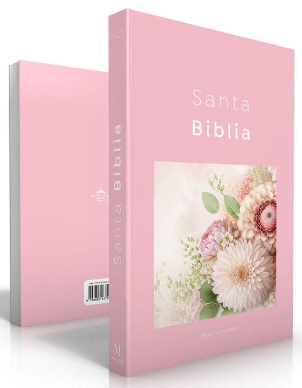 Biblia misionera RVR60 - Flor Rosa